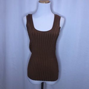 Veronica Beard Sandra Rib Tank-Sz M